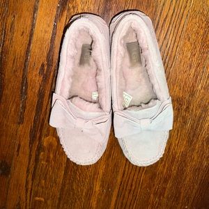 Pink brand new authentic UGG Slippers! Comes with the box as well
